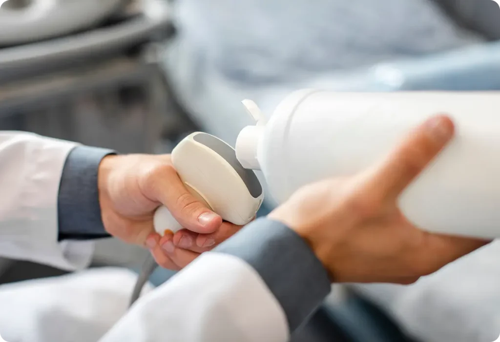 doppler imagen con gel